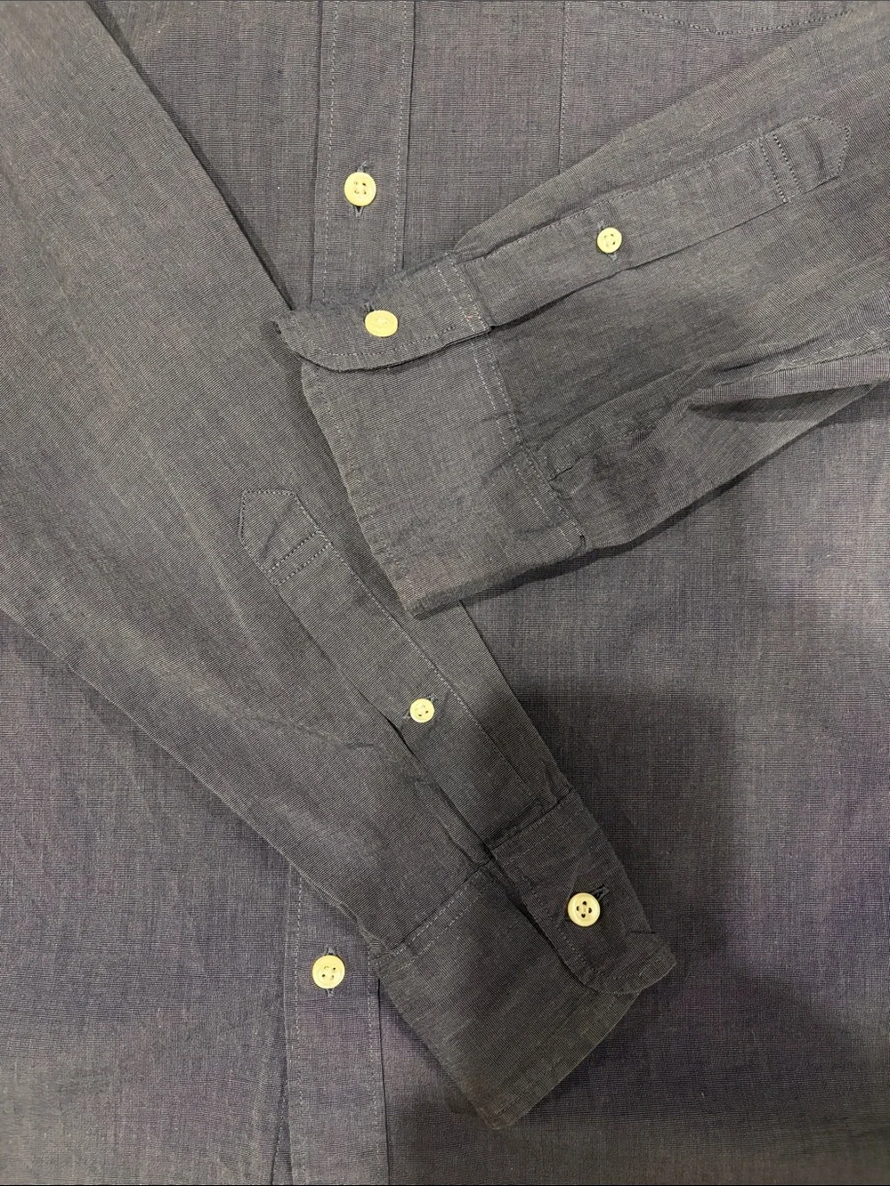 J. Crew Men's Secret Wash Blue Button-Down Shirt